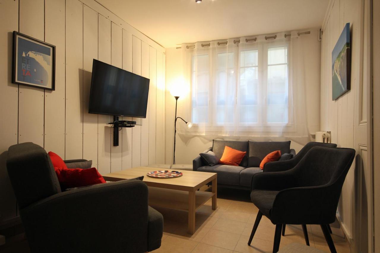 Au Bonheur D'Etretat Villa Luaran gambar